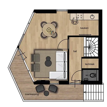 Met Hottub | 4 Personen - Valley فيلة